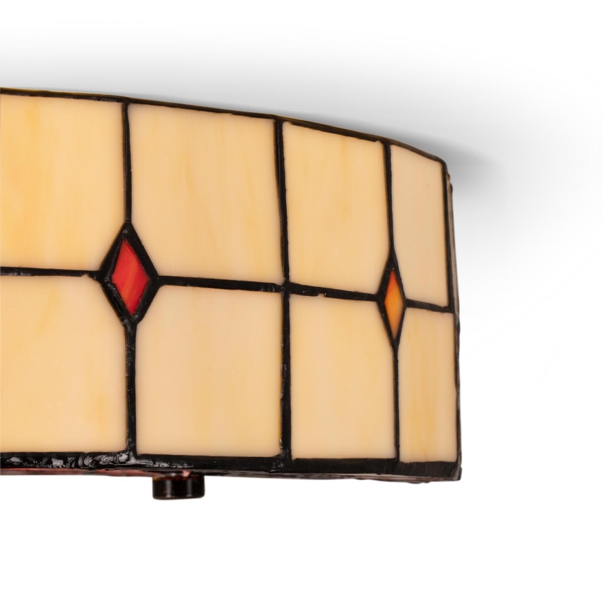 Brilagi - Tiffany витражен плафон SUNFLOWER 3xE27/60W/230V Ø 40 см