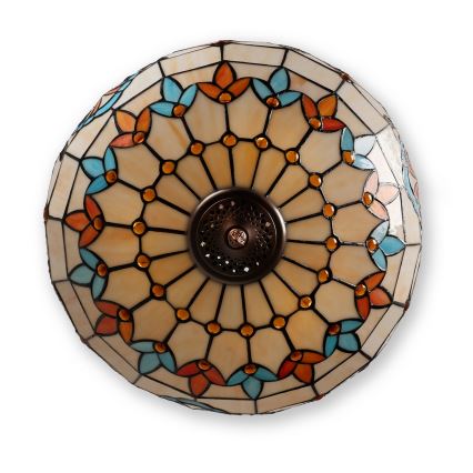 Brilagi - Tiffany витражен полилей на верига MIRABELLA 3xE27/60W/230V Ø 50 см