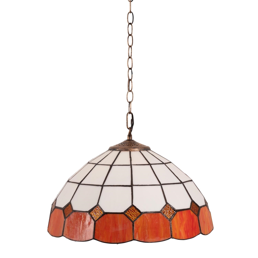 Brilagi - Tiffany витражен полилей на верига SIENNA 1xE27/60W/230V Ø 40 см