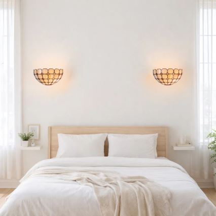 Brilagi - Tiffany витражен стенен аплик DORAN 1xE14/40W/230V