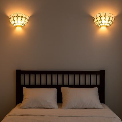 Brilagi - Tiffany витражен стенен аплик DORAN 1xE14/40W/230V