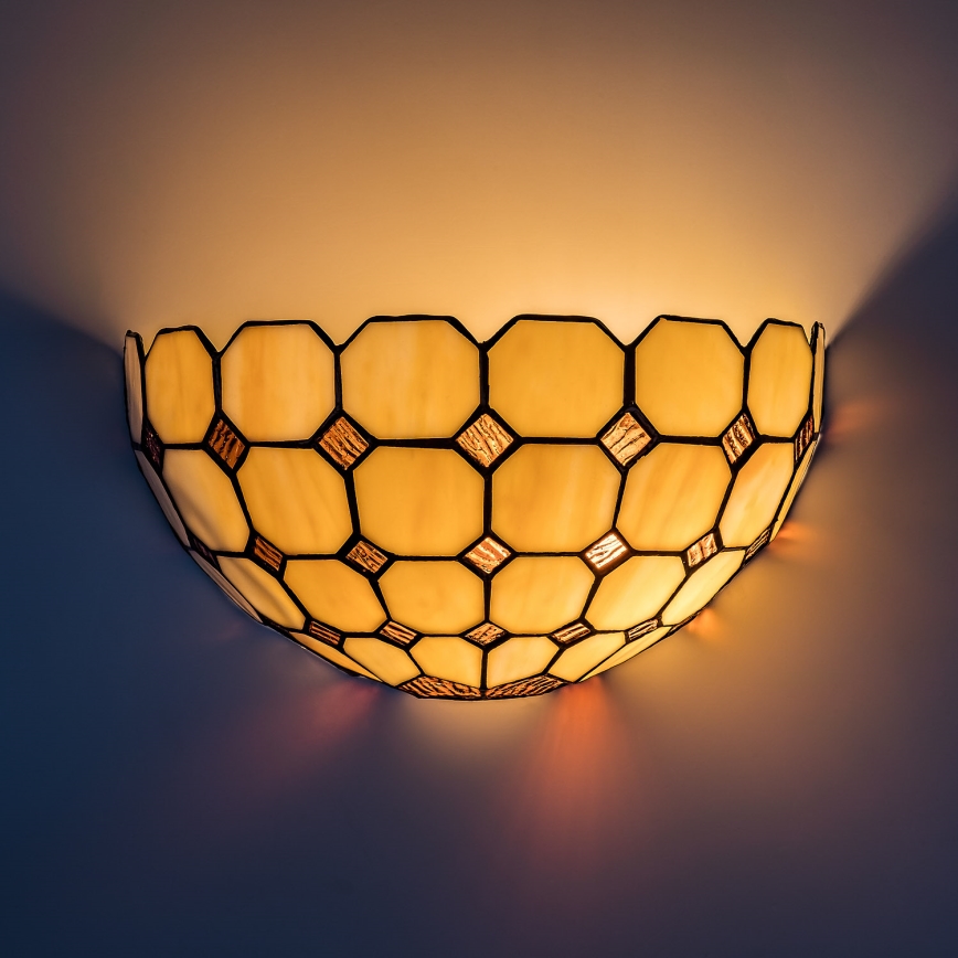 Brilagi - Tiffany витражен стенен аплик DORAN 1xE14/40W/230V