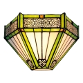 BRILAGI - Tiffany витражен стенен аплик EMERALD 1xE14/40W/230V