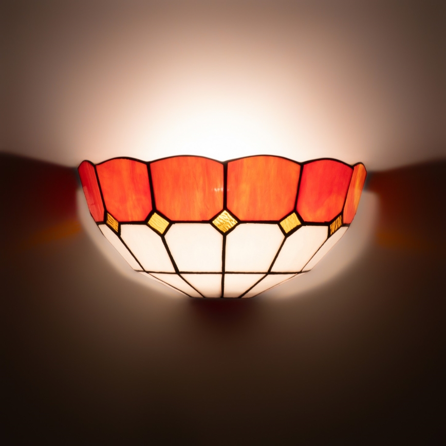 Brilagi - Tiffany витражен стенен аплик SIENNA 1xE14/40W/230V