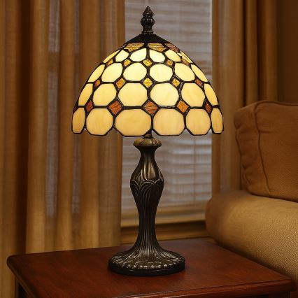 Brilagi - Tiffany витражна настолна лампа DORAN 1xE14/40W/230V