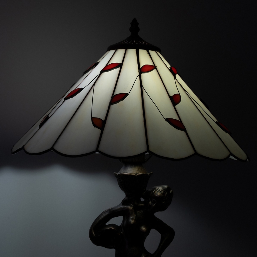 Brilagi - Tiffany витражна настолна лампа FOLIA 1xE27/60W/230V