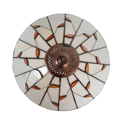 Brilagi - Tiffany витражна настолна лампа FOLIA 1xE27/60W/230V