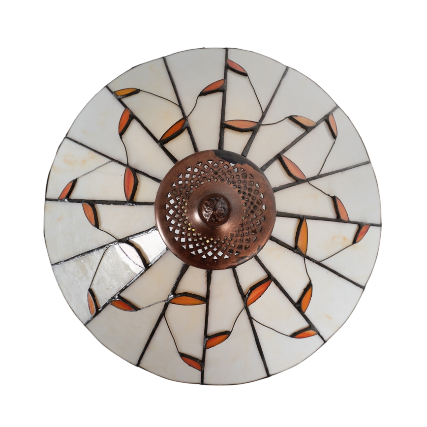 Brilagi - Tiffany витражна настолна лампа FOLIA 1xE27/60W/230V