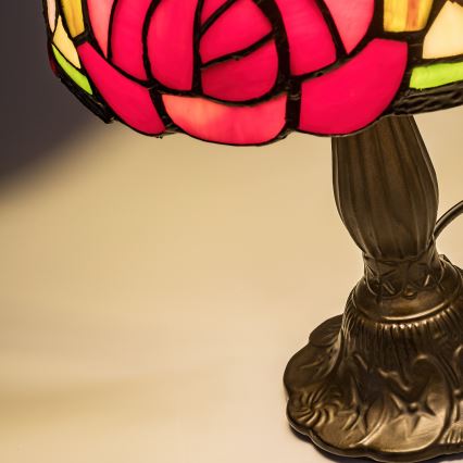 Brilagi - Tiffany витражна настолна лампа GARLAN 1xE14/40W/230V