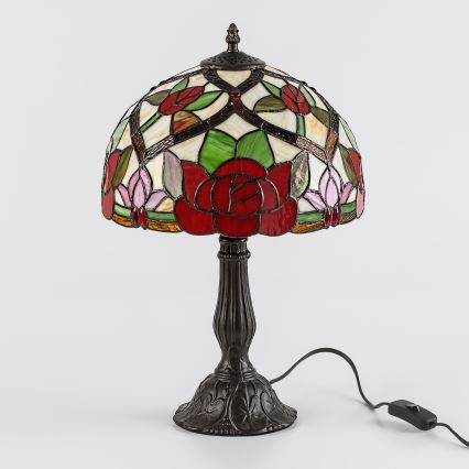 Brilagi - Tiffany витражна настолна лампа GARLAN 1xE27/40W/230V