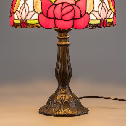 Brilagi - Tiffany витражна настолна лампа GARLAN 1xE27/40W/230V