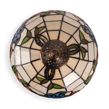 Brilagi - Tiffany витражна настолна лампа JUNGLE 1xE27/60W/230V + 1xE14/40W