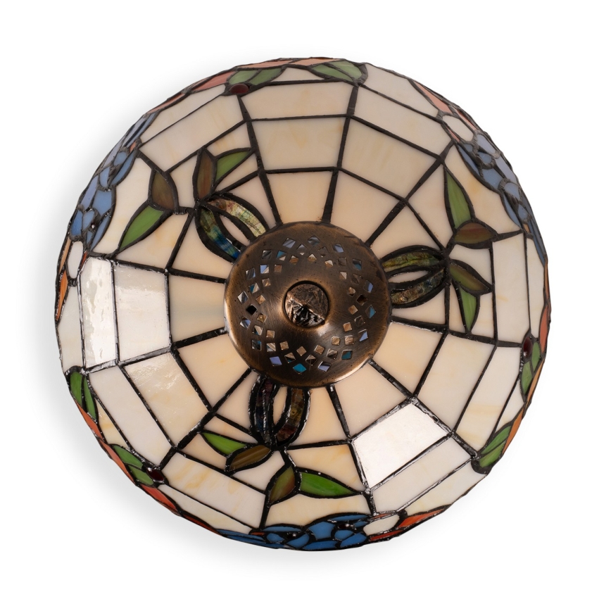 Brilagi - Tiffany витражна настолна лампа JUNGLE 1xE27/60W/230V + 1xE14/40W