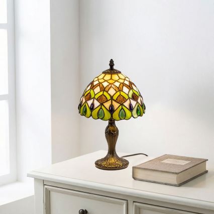 Brilagi - Tiffany витражна настолна лампа MARGARET 1xE14/40W/230V