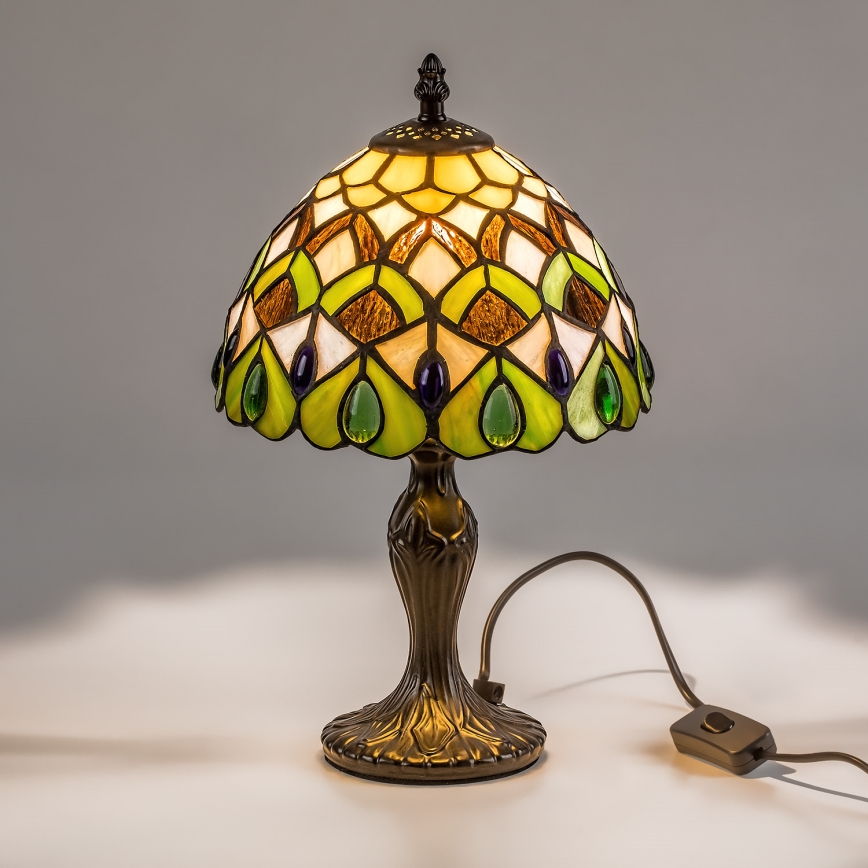 Brilagi - Tiffany витражна настолна лампа MARGARET 1xE14/40W/230V