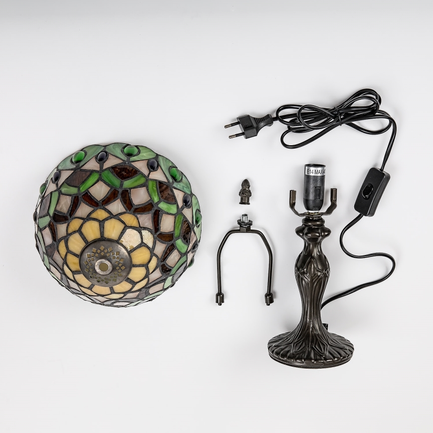 Brilagi - Tiffany витражна настолна лампа MARGARET 1xE14/40W/230V