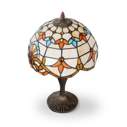 Brilagi - Tiffany витражна настолна лампа MIRABELLA 1xE27/60W/230V