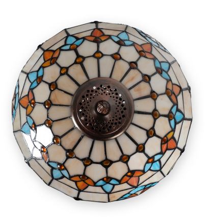 Brilagi - Tiffany витражна настолна лампа MIRABELLA 2xE27/60W/230V
