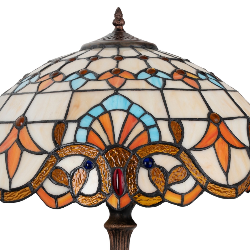 Brilagi - Tiffany витражна настолна лампа MIRABELLA 2xE27/60W/230V