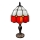 Brilagi - Tiffany витражна настолна лампа SIENNA 1xE27/60W/230V