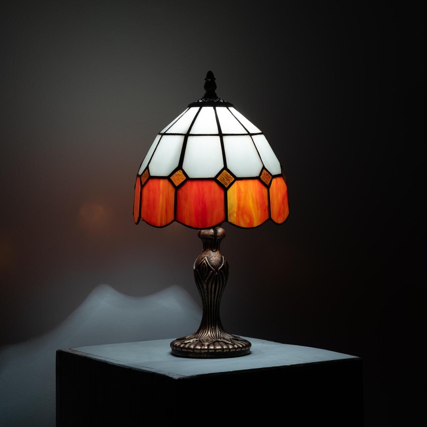 Brilagi - Tiffany витражна настолна лампа SIENNA 1xE27/60W/230V