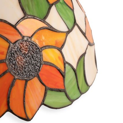 Brilagi - Tiffany витражна настолна лампа SUNFLOWER 2xE27/60W/230V