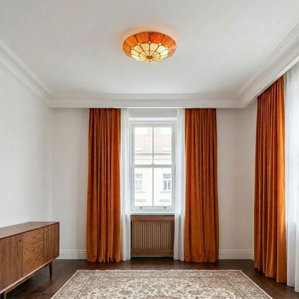 Brilagi - Tiffany витражна плафониера SIENNA 2x E27, макс. 60 W, 230 V, Ø 40 см