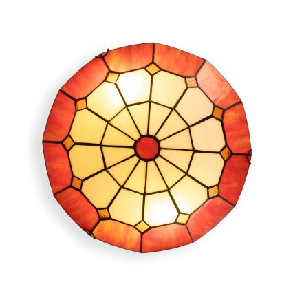 Brilagi - Tiffany витражна плафониера SIENNA 2x E27, макс. 60 W, 230 V, Ø 40 см