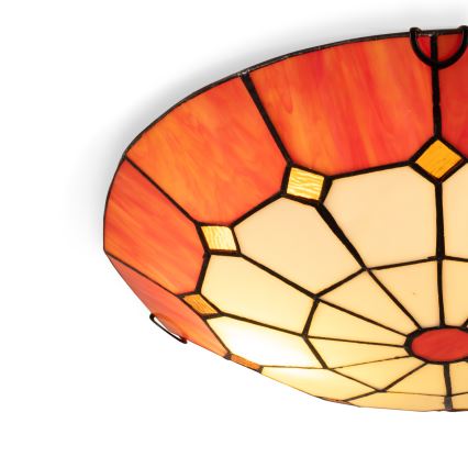 Brilagi - Tiffany витражна плафониера SIENNA 2x E27, макс. 60 W, 230 V, Ø 40 см