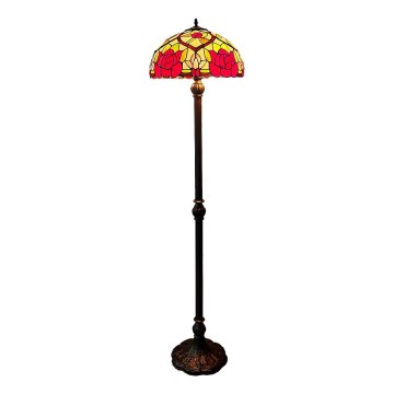 Brilagi - Tiffany витражна подова лампа GARLAN 2xE27/60W/230V