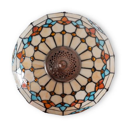 Brilagi - Tiffany витражна подова лампа MIRABELLA 2xE27/60W/230V