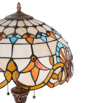 Brilagi - Tiffany витражна подова лампа MIRABELLA 2xE27/60W/230V
