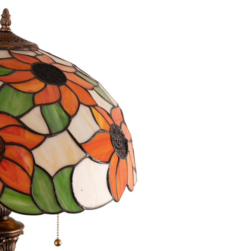Brilagi - Tiffany витражна подова лампа SUNFLOWER 2xE27/60W/230V