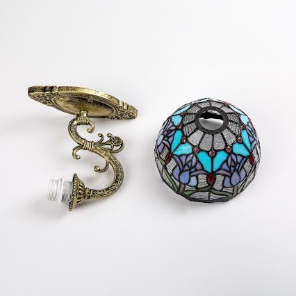 Brilagi - Tiffany витражна стенна лампа LORAS 1xE27/40W/230V