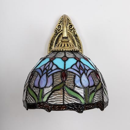 Brilagi - Tiffany витражна стенна лампа LORAS 1xE27/40W/230V