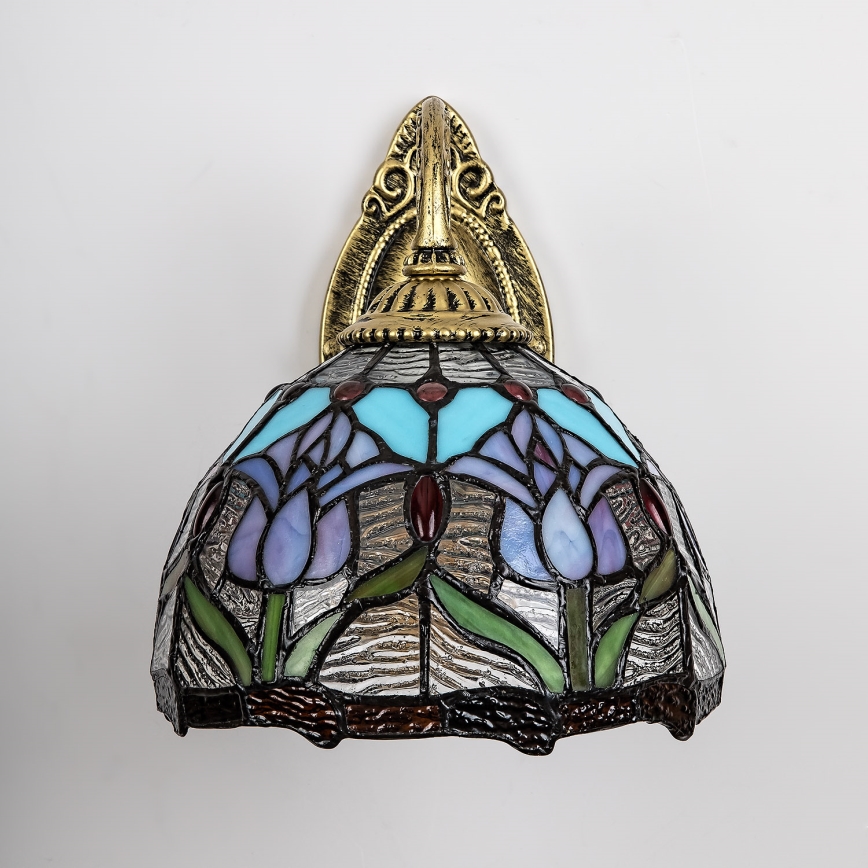 Brilagi - Tiffany витражна стенна лампа LORAS 1xE27/40W/230V