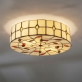 BRILAGI - Tiffany витражно таванно осветително тяло FOLIA 2xE27/60W/230V Ø 40 cm