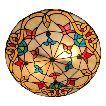 Brilagi - Tiffany витражно таванно осветително тяло MIRABELLA 3xE27/60W/230V Ø 40 cm