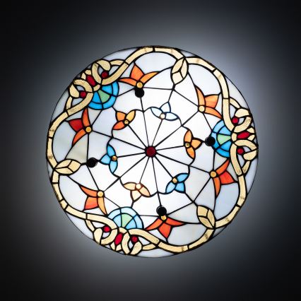 Brilagi - Tiffany витражно таванно осветително тяло MIRABELLA 3xE27/60W/230V Ø 40 cm