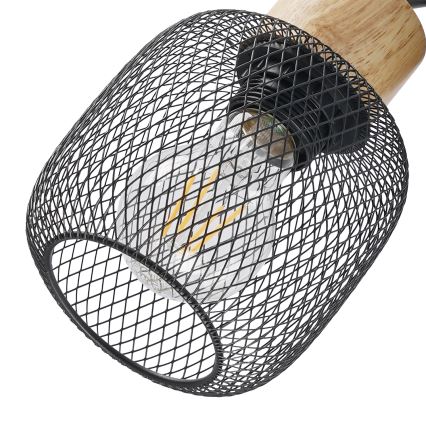 Brilagi - Точково осветително тяло BASKLITE 2xE27/15W/230V дърво/черно