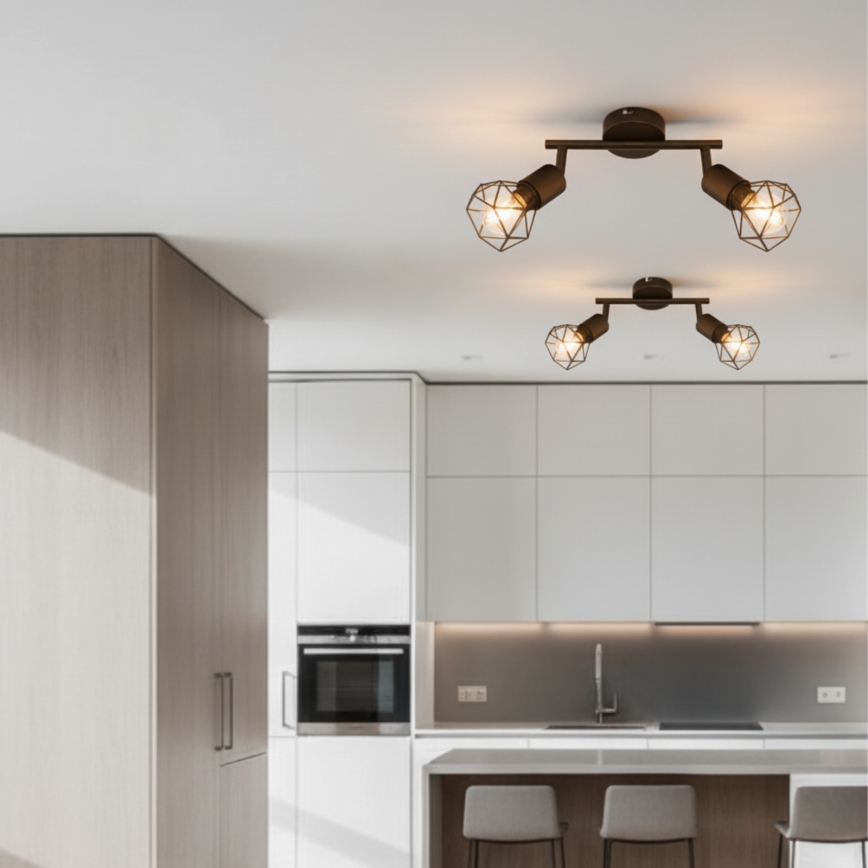 Brilagi - Точково осветително тяло CAGE 2xE14/40W/230V