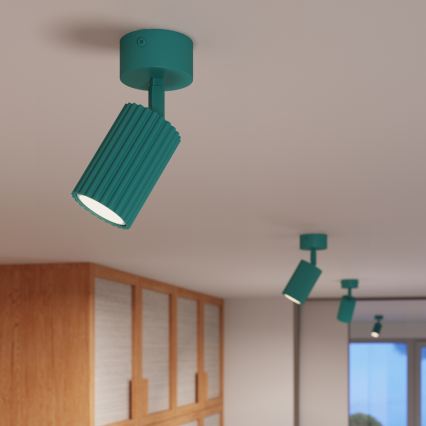 Brilagi - Точково осветително тяло CRESTO 1xGU10/10W/230V тюркоазено