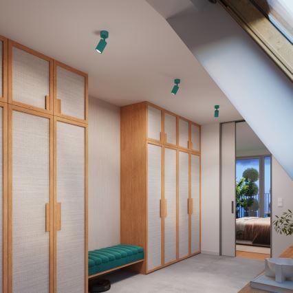 Brilagi - Точково осветително тяло CRESTO 1xGU10/10W/230V тюркоазено