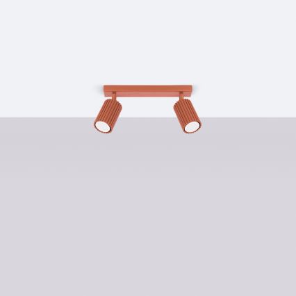 Brilagi - Точково осветително тяло CRESTO 2xGU10/10W/230V червено