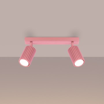 Brilagi - Точково осветително тяло CRESTO 2xGU10/10W/230V розово