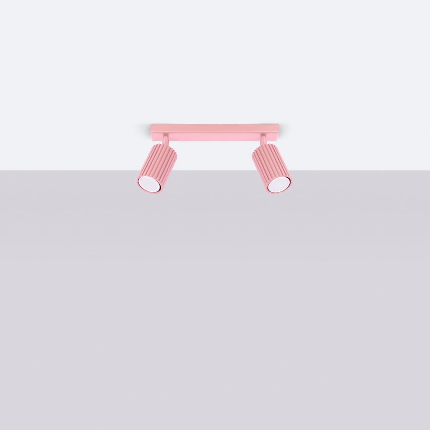 Brilagi - Точково осветително тяло CRESTO 2xGU10/10W/230V розово