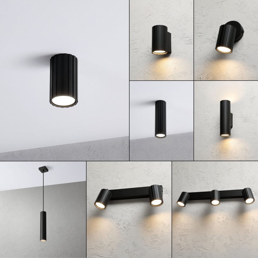 Brilagi - Точково осветително тяло CRISPINA 1xGU10/10W/230V 10 cm черно