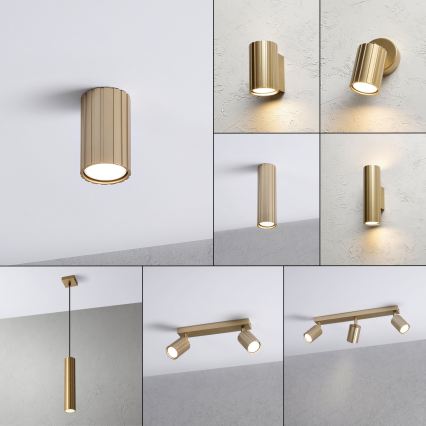 Brilagi - Точково осветително тяло CRISPINA 1xGU10/10W/230V 10 cm златисто