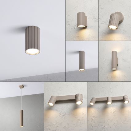 Brilagi - Точково осветително тяло CRISPINA 1xGU10/10W/230V, 10 см, бежово