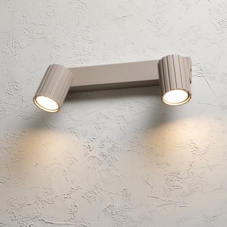 Brilagi - Точково осветително тяло CRISPINA 2xGU10/10W/230V бежово